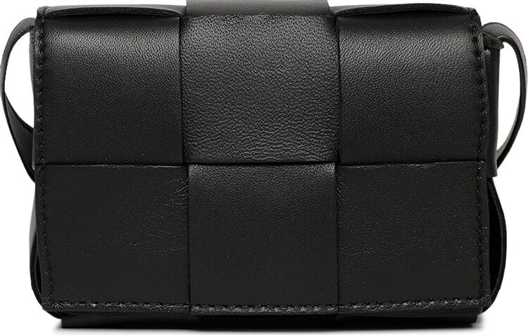 

Сумка Bottega Veneta Mini Cassette Bag Black/Gold, черный