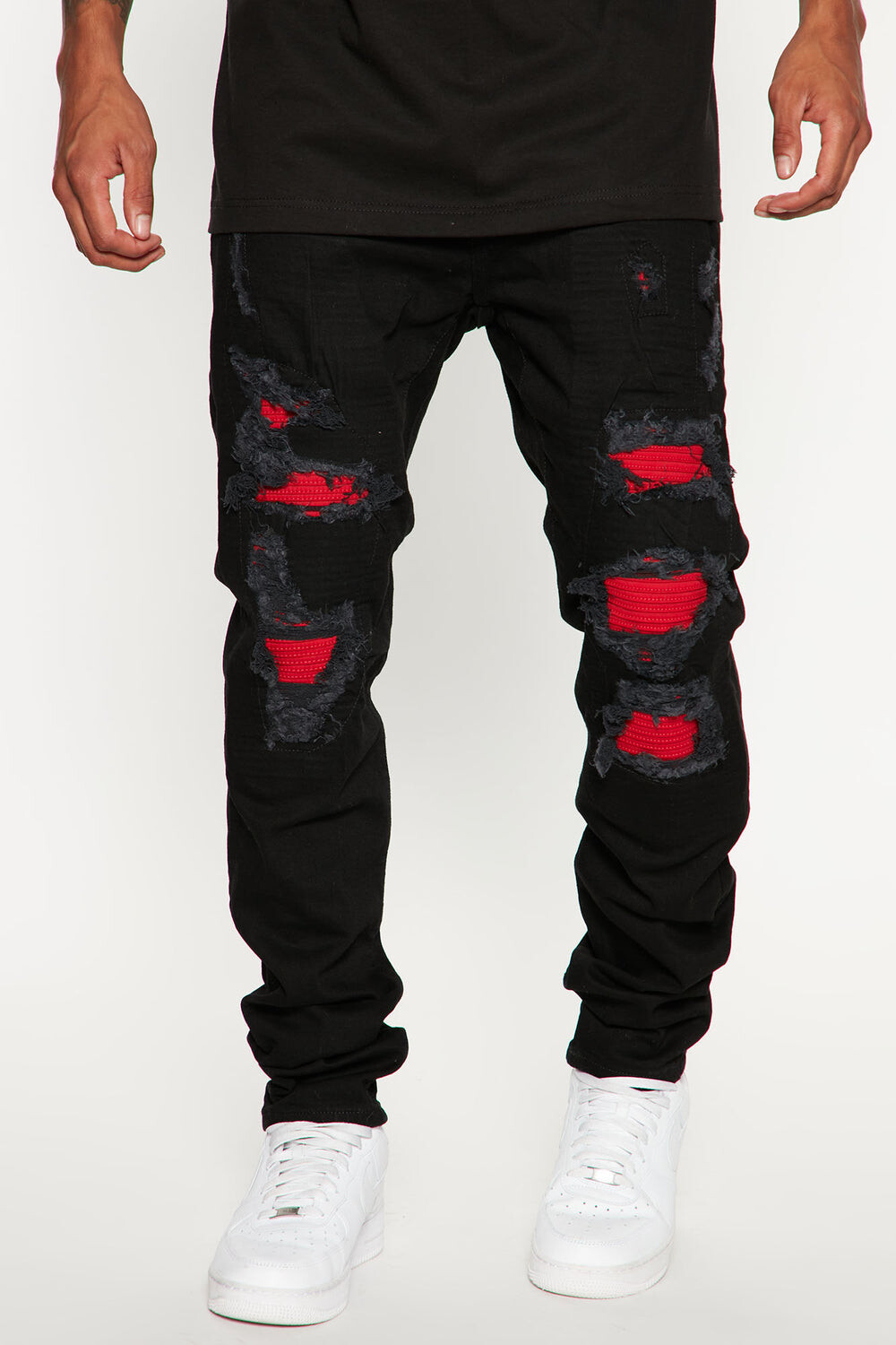 

Джинсы скинни Fashion Nova FNMH1139, черный