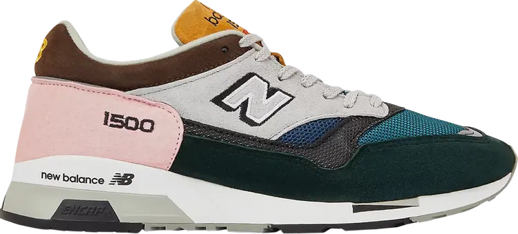

Кроссовки New Balance 1500 Made In England 'Selected Edition - Green Pink', зеленый