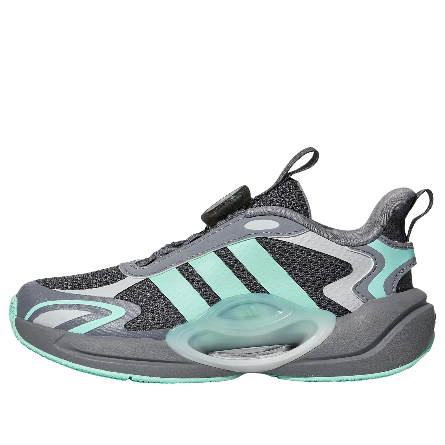 Детские кроссовки с сетчатым верхом Galaxy Scout 'Dark Grey Teal' adidas, Dark Grey/Teal