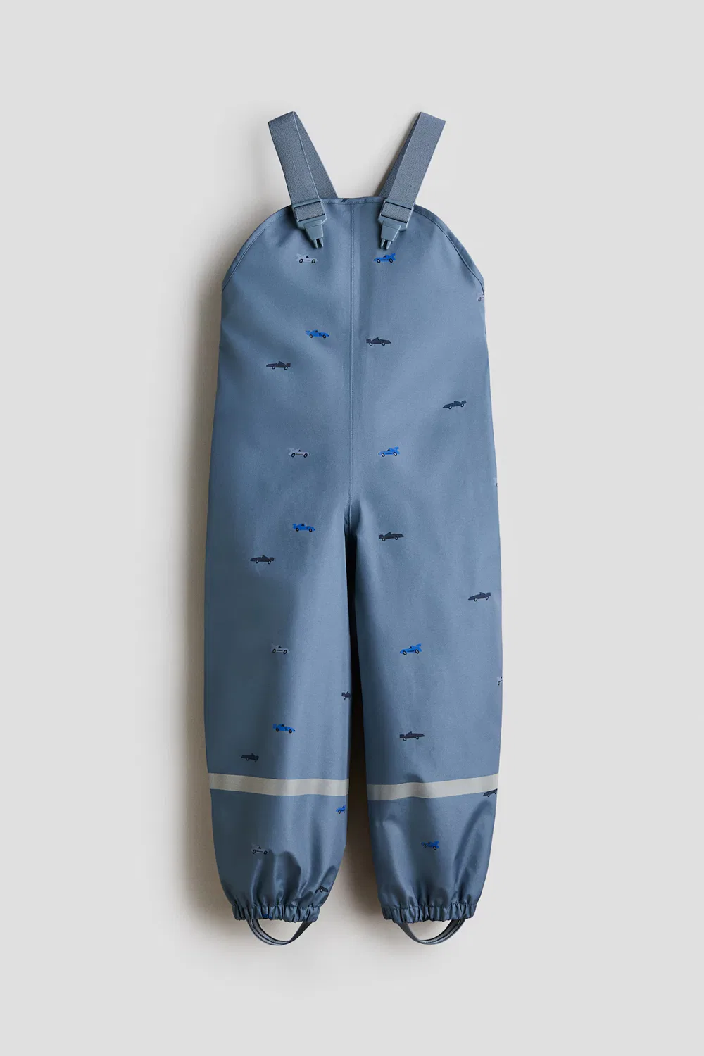 Непромокаемые штаны H&M, Dunkles Mattblau/Rennwagen