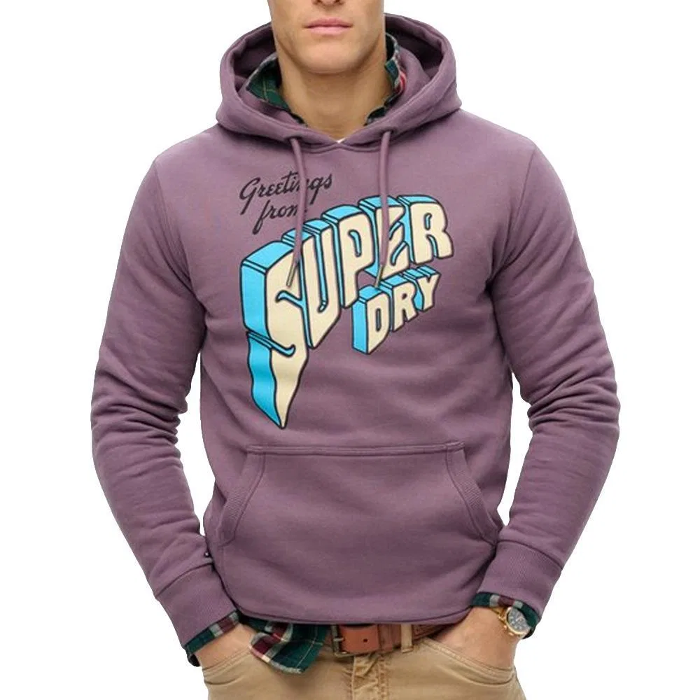 Мужское худи с капюшоном North Superdry, Royal Purple