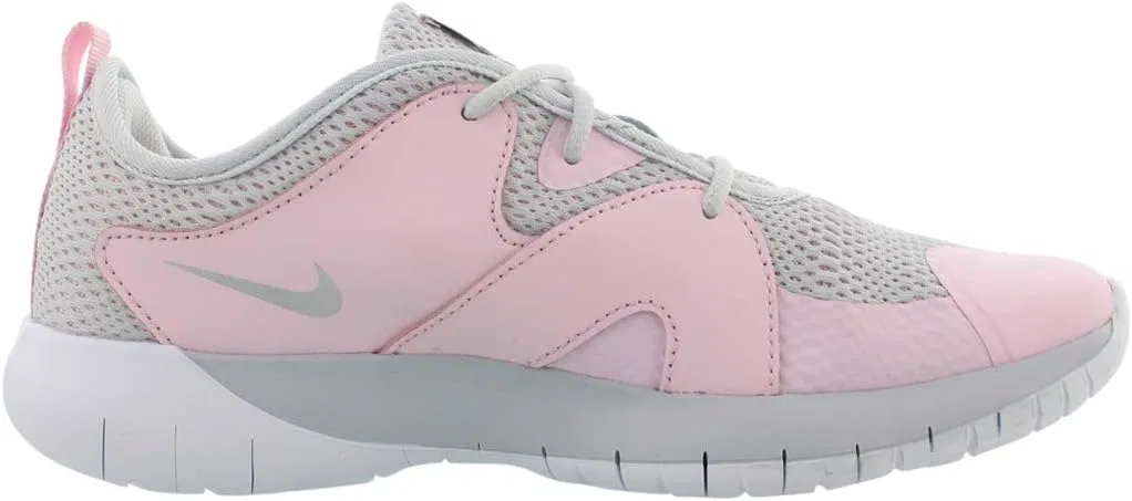 Детские кроссовки для девочек Flex Contact 3 GS Nike, Pure Platinum/Metallic Silver — фото 2