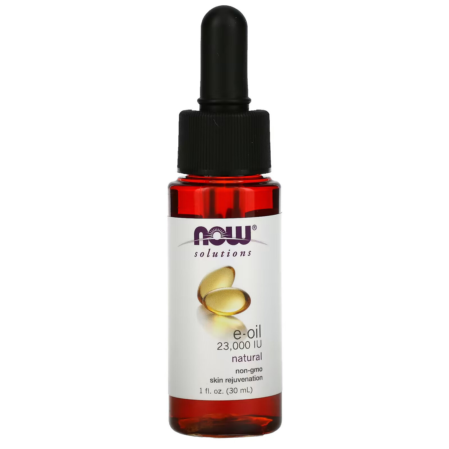 NOW Foods, Solutions, масляный раствор витамина E, 23,000 МЕ, 30 мл — фото 2