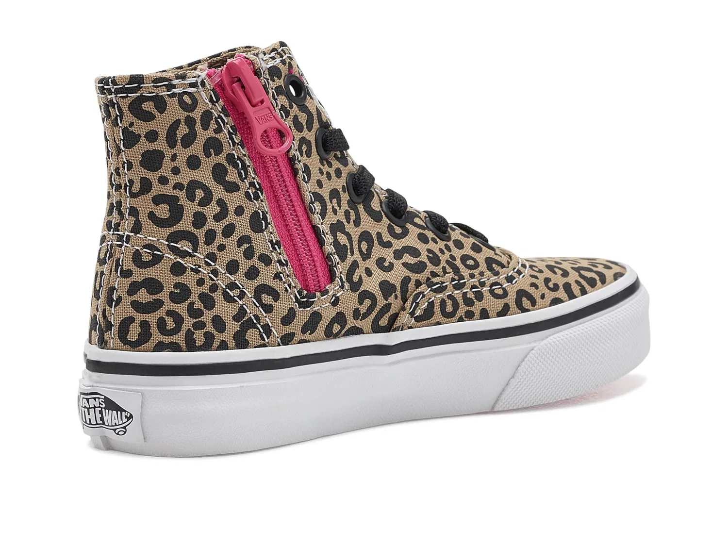 Кроссовки Authentic Hi 2.0 Zip (для маленьких детей) Vans Kids, Leopard Pop Incense/Pink Velvet — фото 4