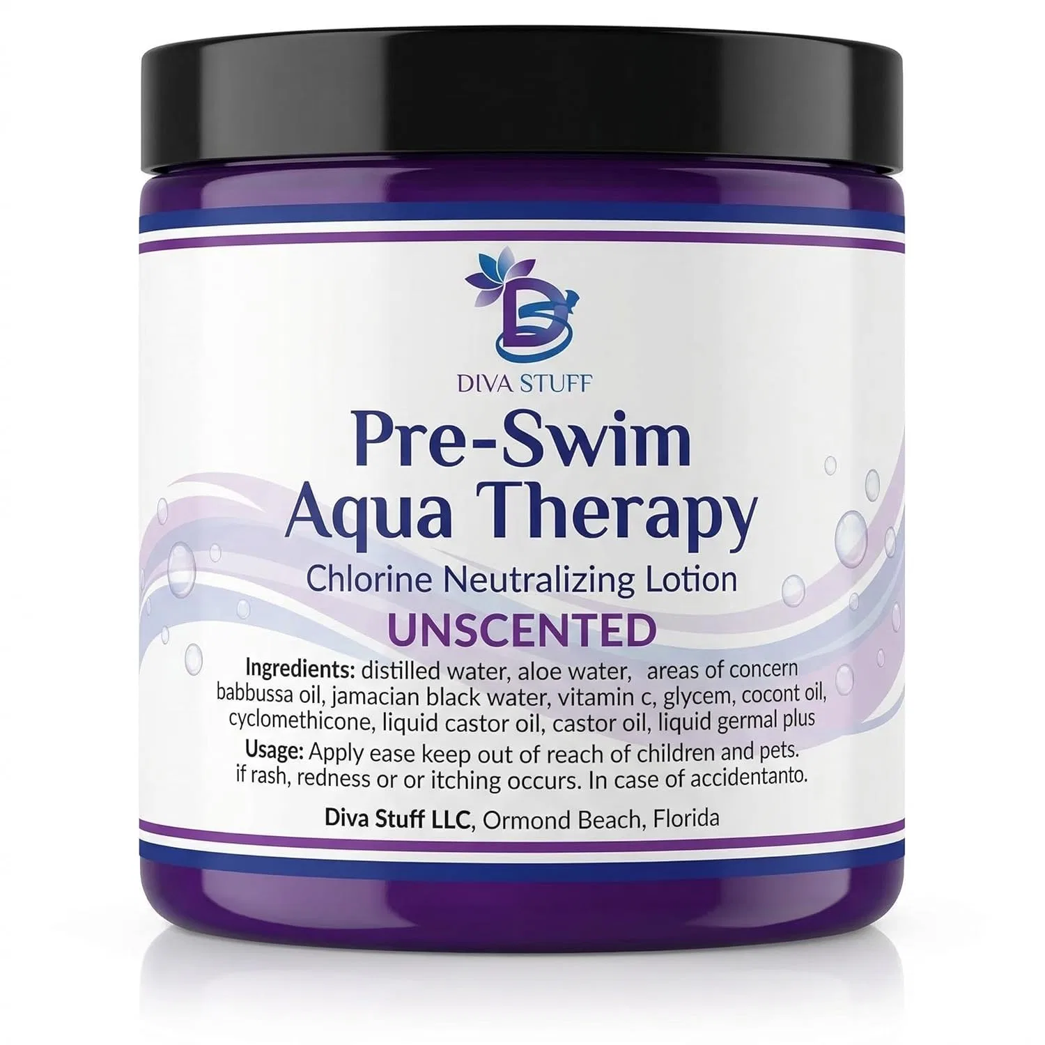 Увлажняющий крем для тела Diva Stuff Pre-Swim Aqua Therapy, 237 мл