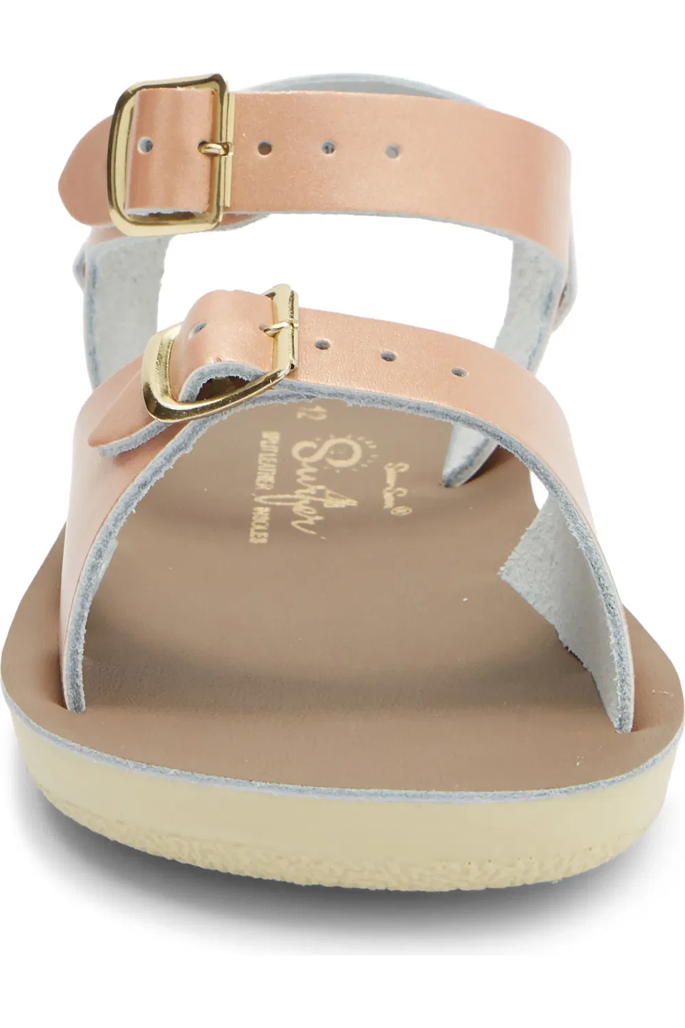 Сандалии детские с регулируемыми ремешками Salt Water Sandals by Hoy, Rose Gold — фото 4