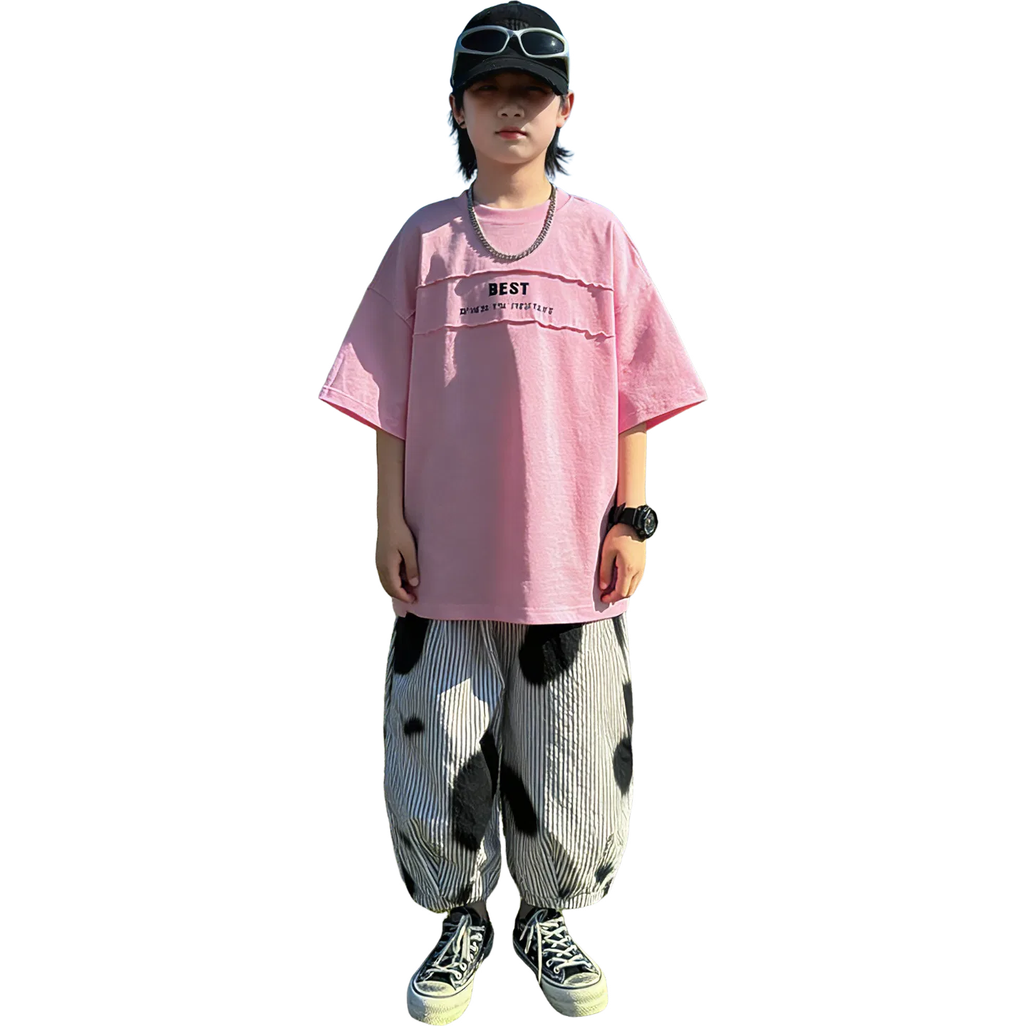 Детский спортивный костюм с коротким рукавом Lanza, Pink