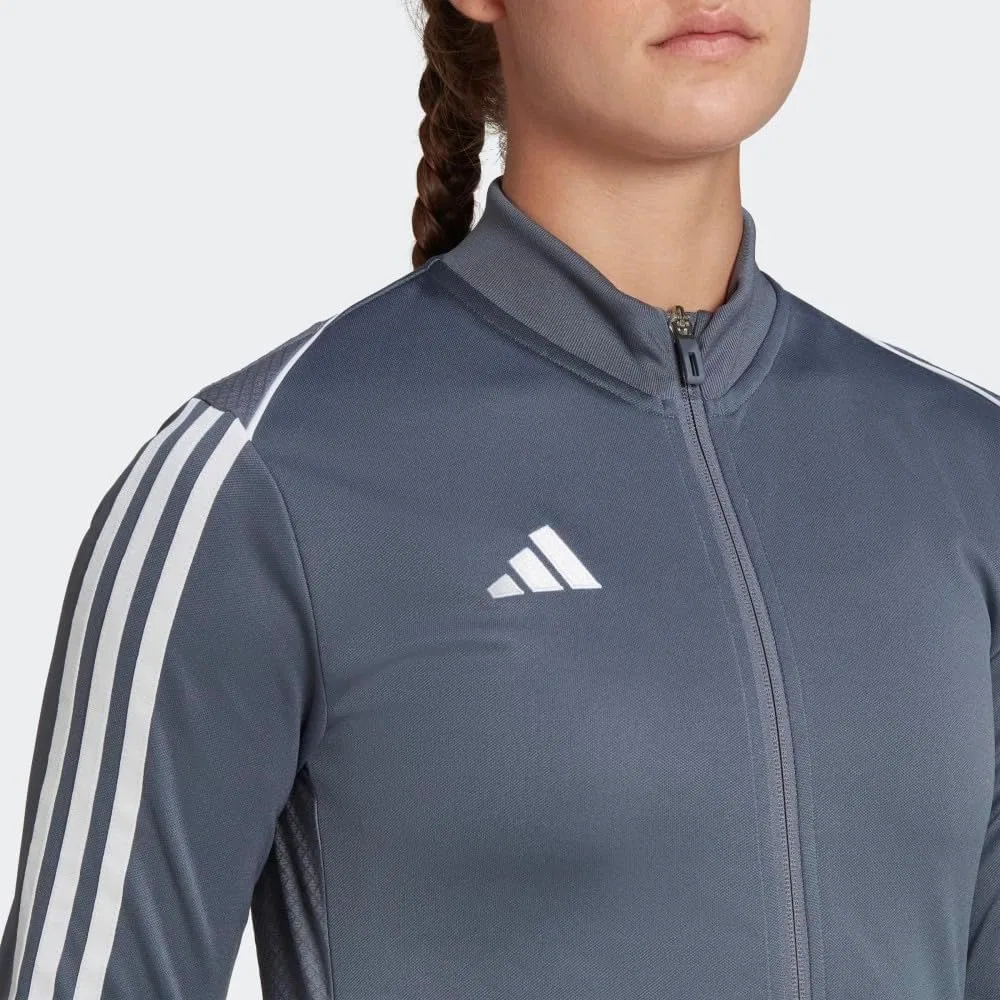 Куртка тренировочная adidas Tiro23 League, женская, Team Onix Grey — фото 3