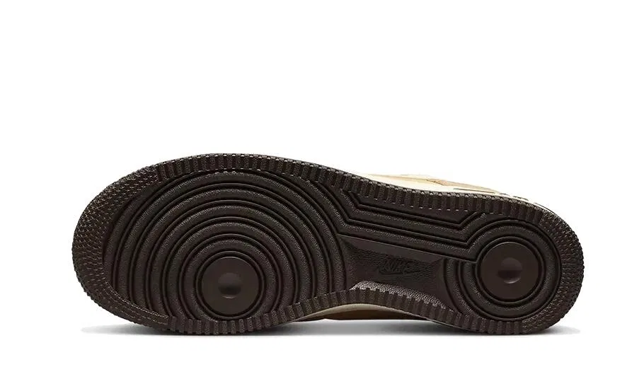 Детские кроссовки с принтом Air Force 1 Low LV8 EMB Nike, Coconut Milk Baroque Brown — фото 4