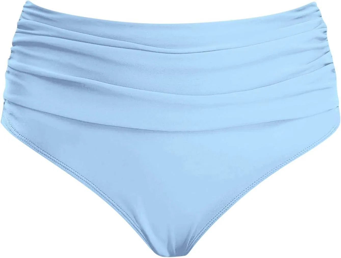 Женские бикини-шорты с высокой талией утягивающие Soft, 29 Light Blue — фото 4