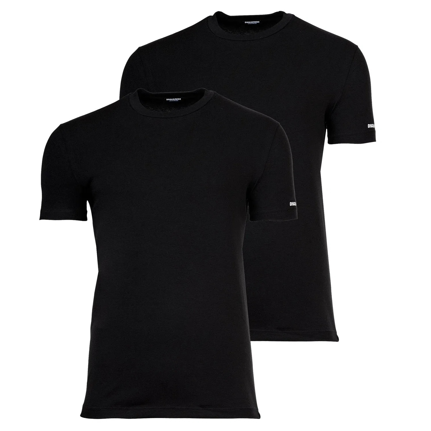 Мужская футболка оверсайз 2er Pack Dsquared², Black
