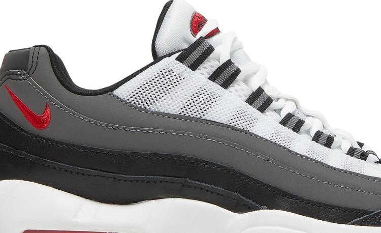 Кроссовки Nike Air Max 95 Recraft GS 'Iron Grey University Red', серый — фото 3