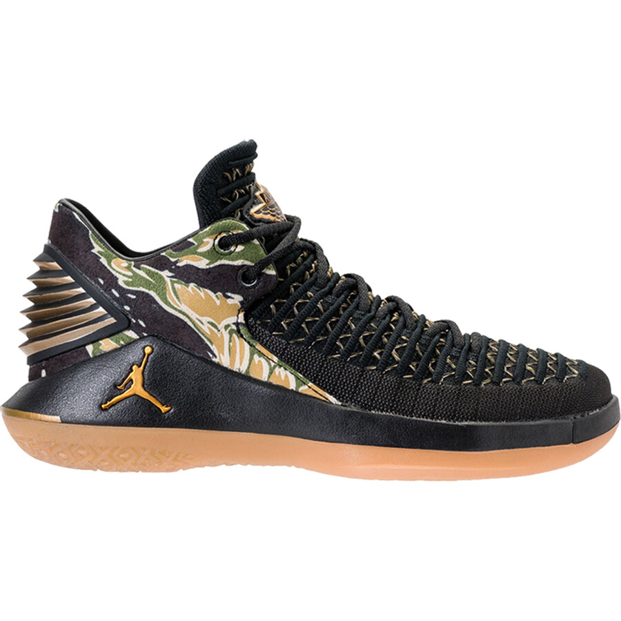 

Кроссовки Nike Air Jordan 32 Low PF 'Camo', черный/мультиколор