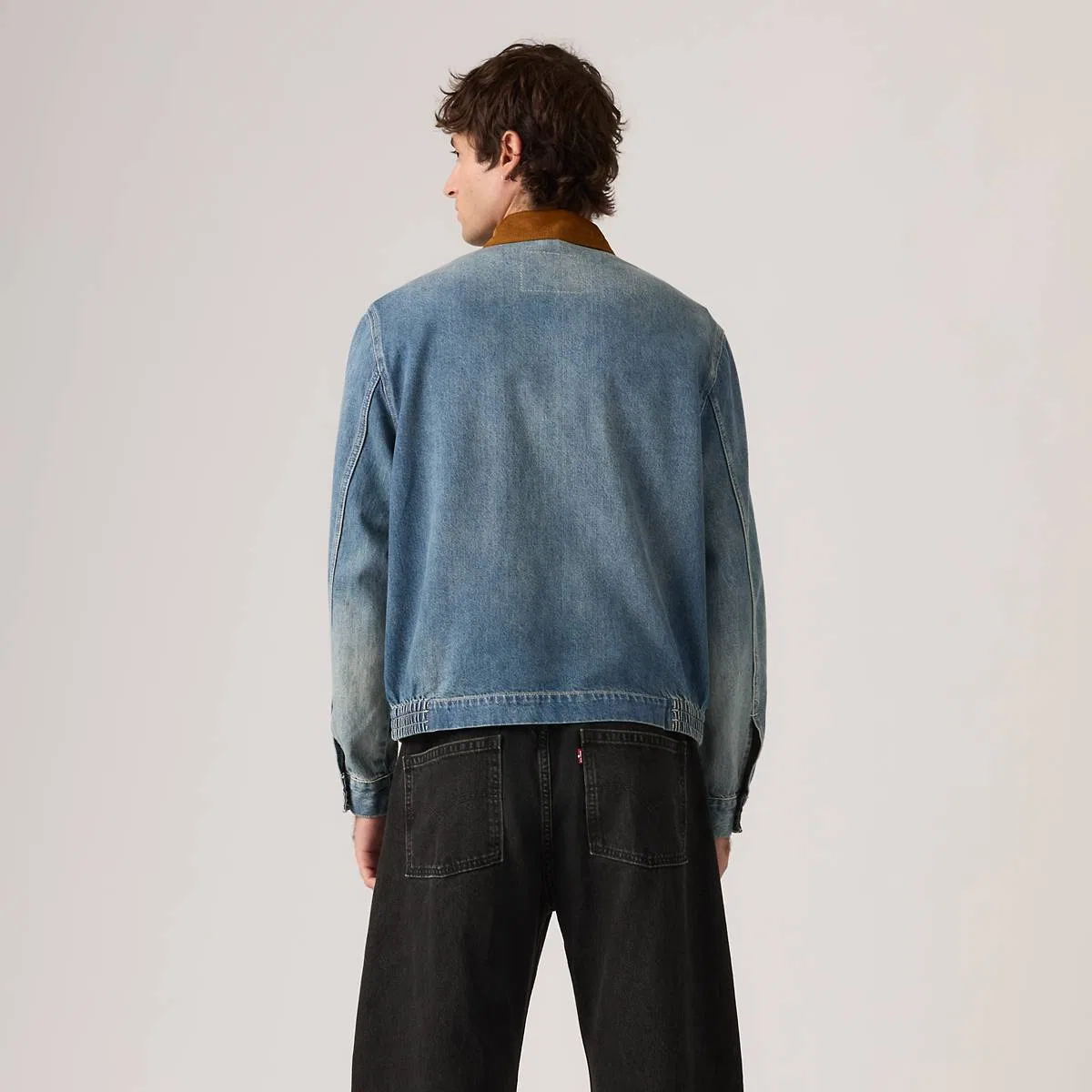Куртка механика Кастро на молнии Levi's, Light It Up - Medium Wash — фото 4