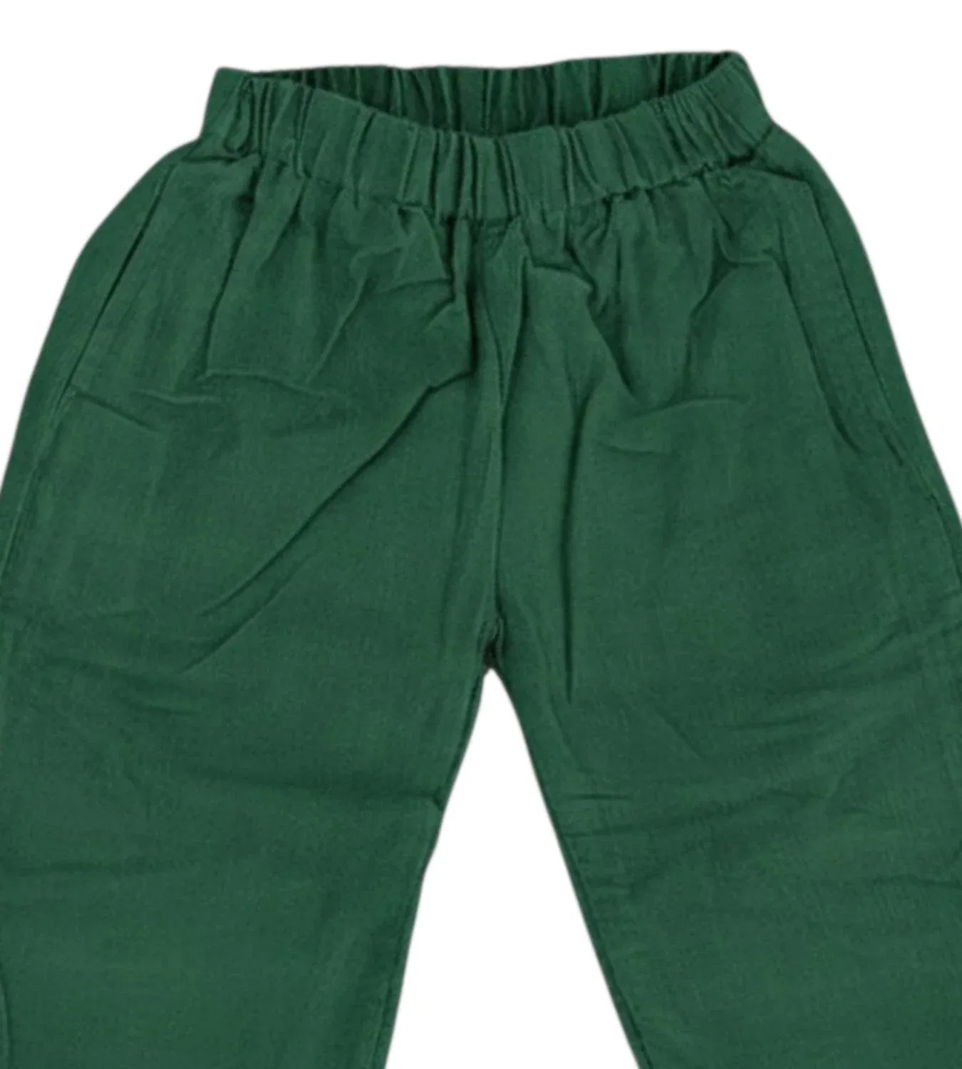 Детские брюки из вельвета свободного кроя Love That Cotton, зеленый — фото 2