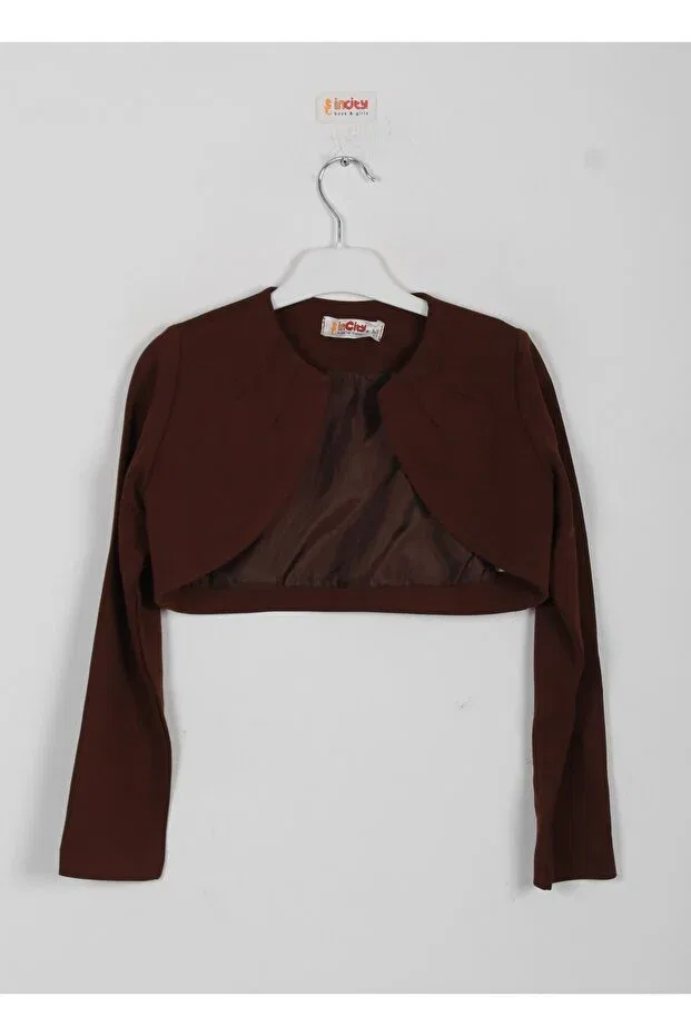 Детское болеро для девочек с длинным рукавом Incity, Brown