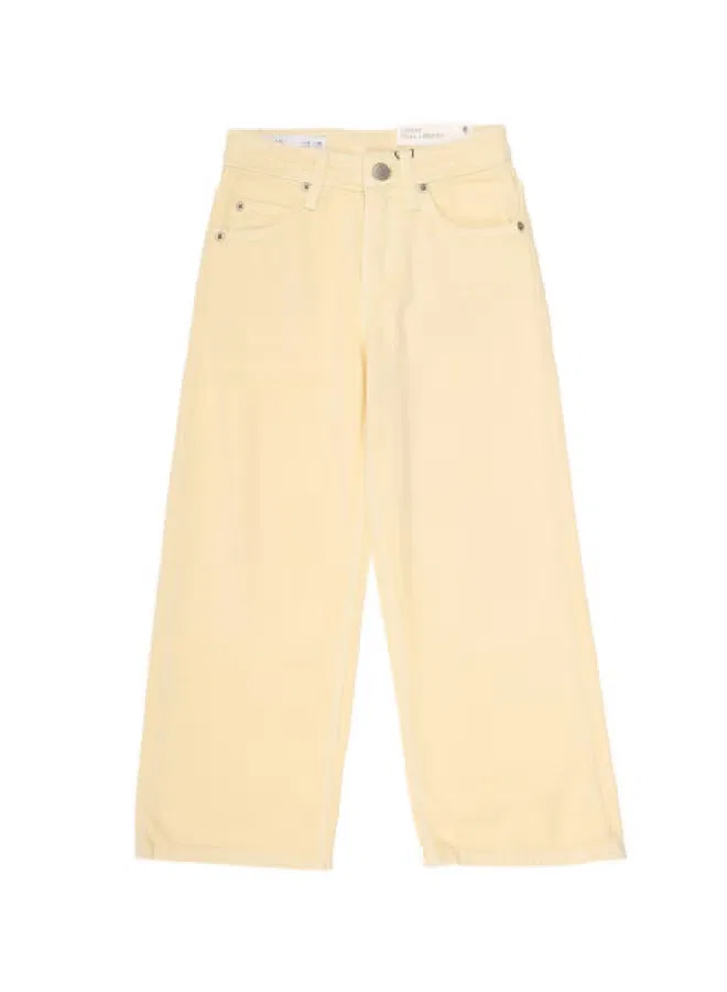Джинсы прямые Zara, теплый желтый