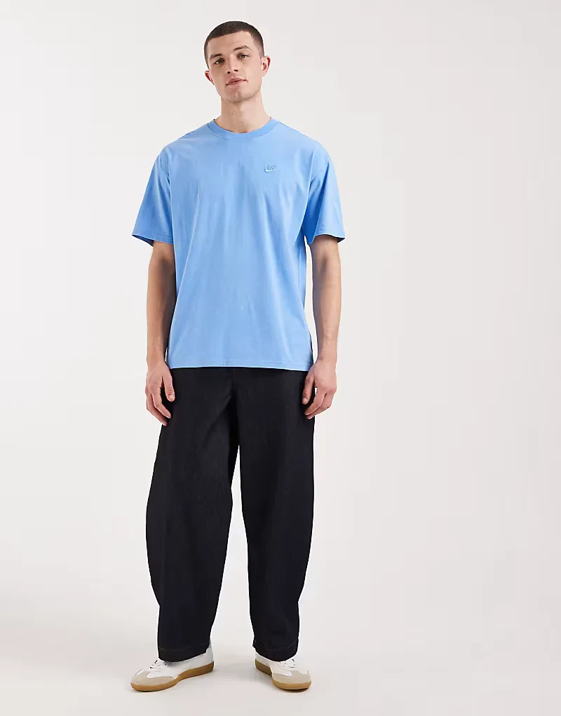 Футболка Nike Sportswear Max 90 Club, с эффектом потертости, синий — фото 2