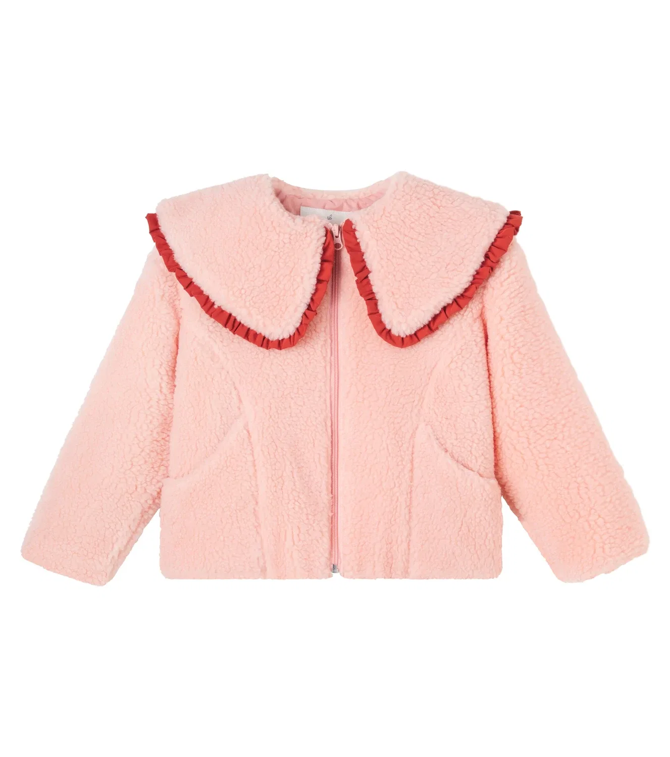 Легкая куртка из флиса Emma Bebe Organic, розовый