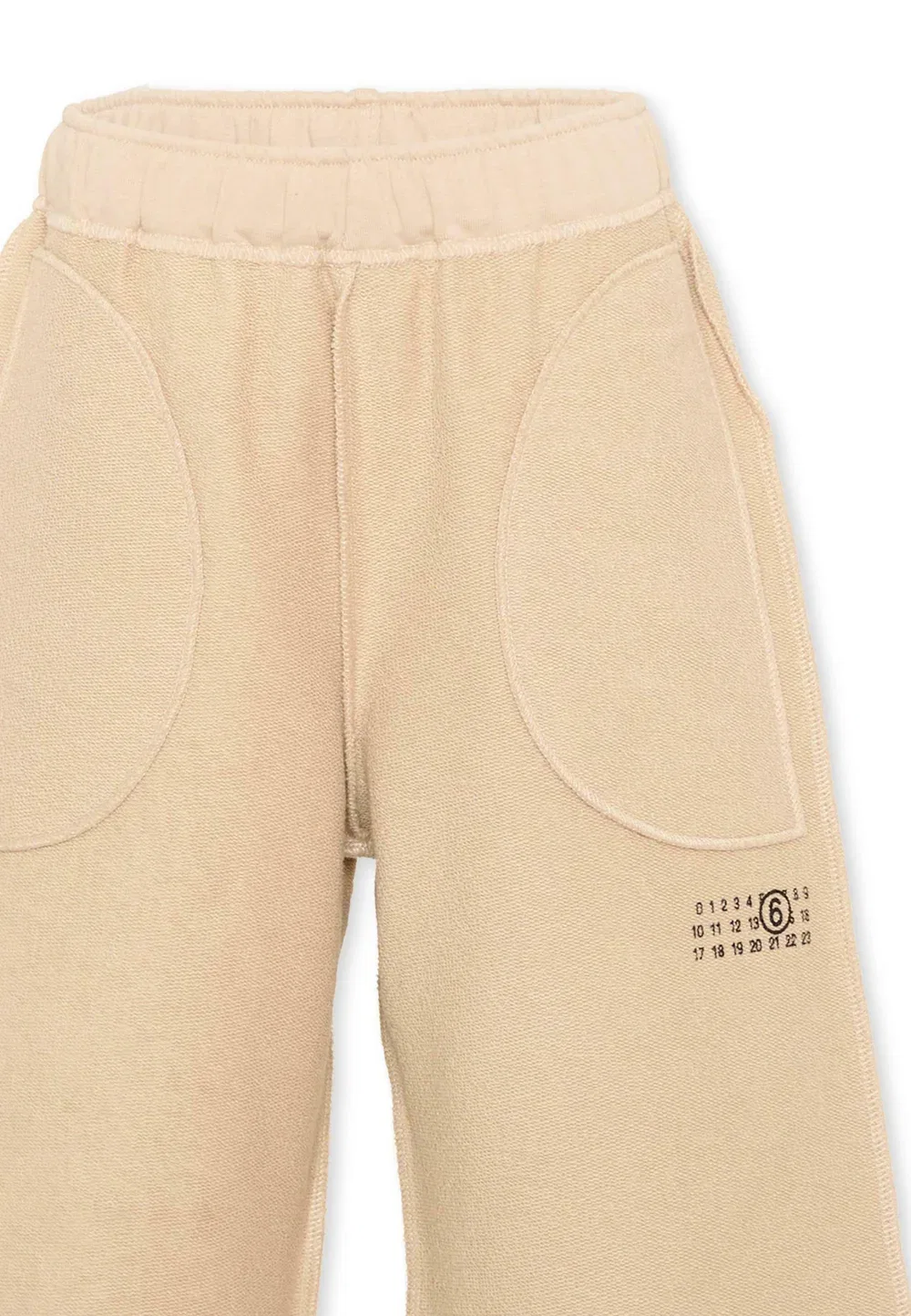 Брюки Pantaloni унисекс Mm6 Maison Margiela, Beige — фото 3