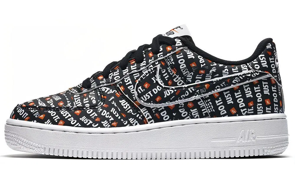 Детские кеды для скейтбординга Nike Air Force 1 Low Just Do It Pack Black GS, Black