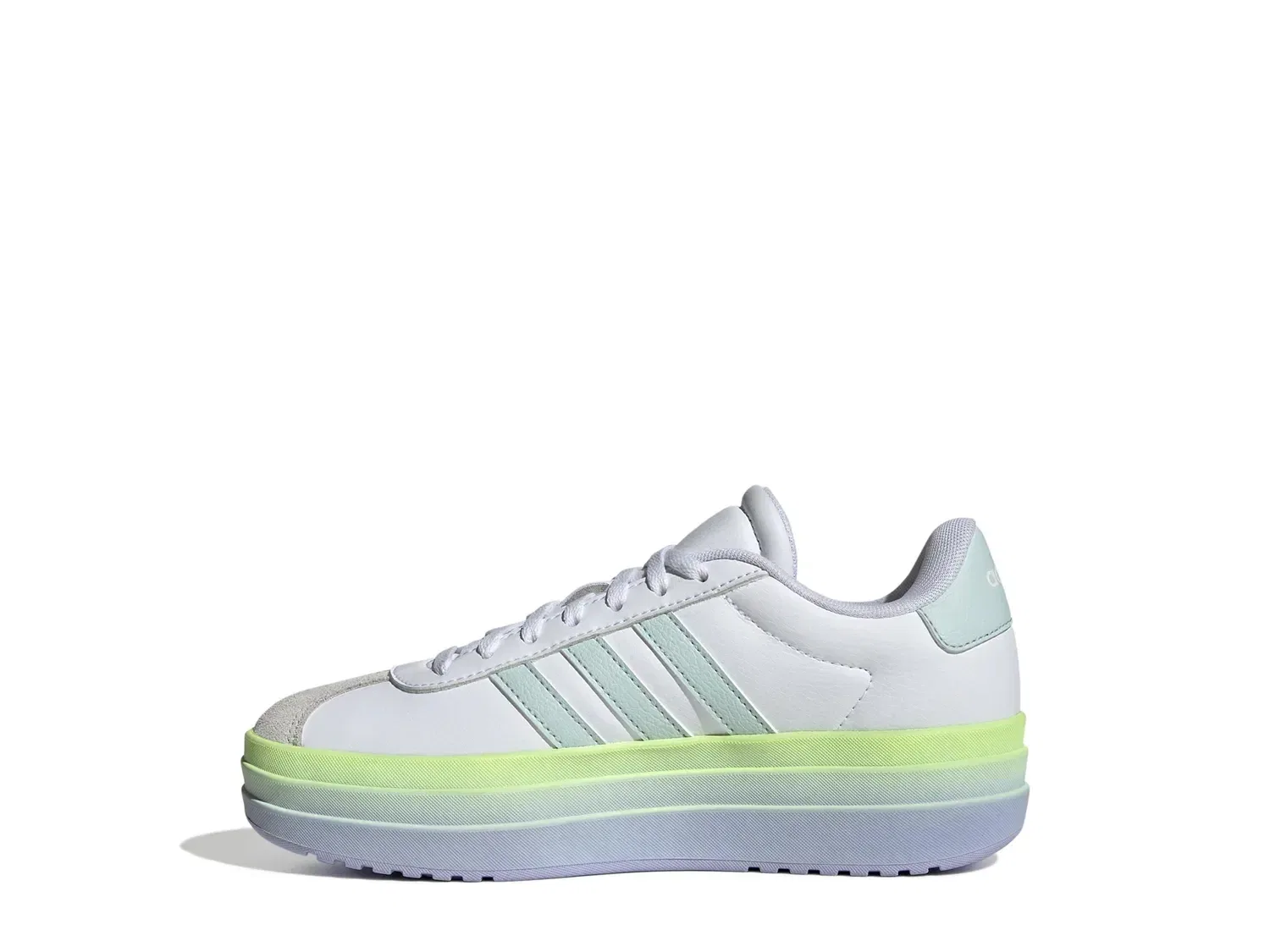 Кроссовки кеды VL Court Bold, adidas, белый/синий — фото 2