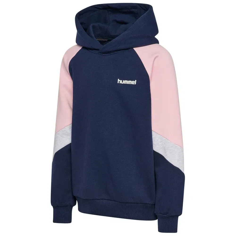 Худи свободного кроя Loose Blocked Hummel, синий — фото 3