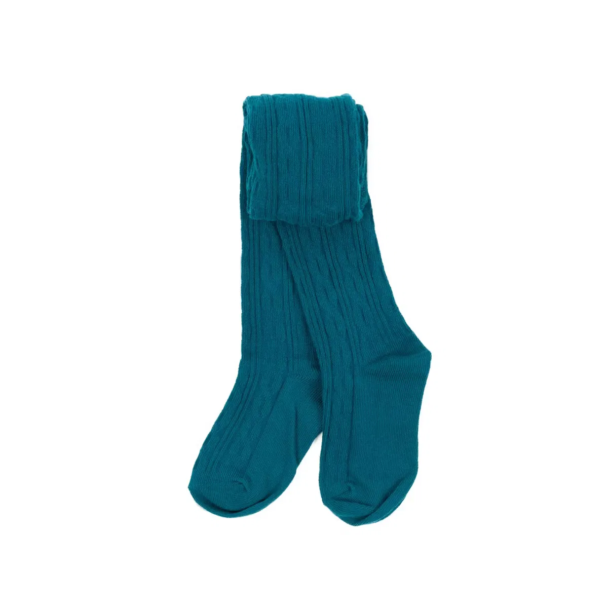Колготки в рубчик Leveret, Turquoise