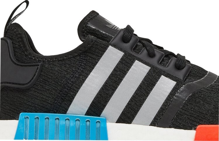Мужские кроссовки Adidas NMD R1, черный/серый/красный — фото 3