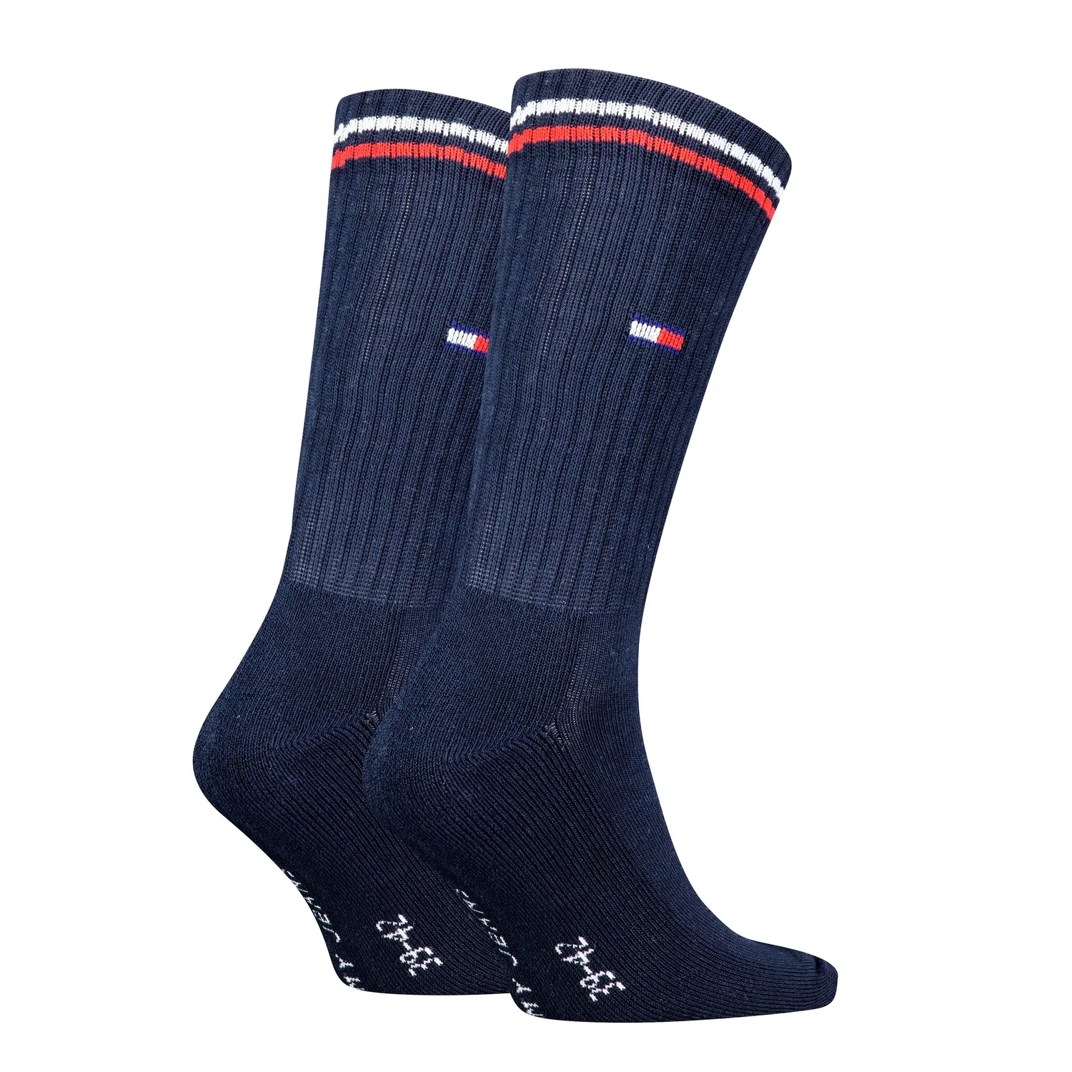 Мужские носки с усиленной пяткой и мыском Tommy Hilfiger, Dark Navy — фото 2