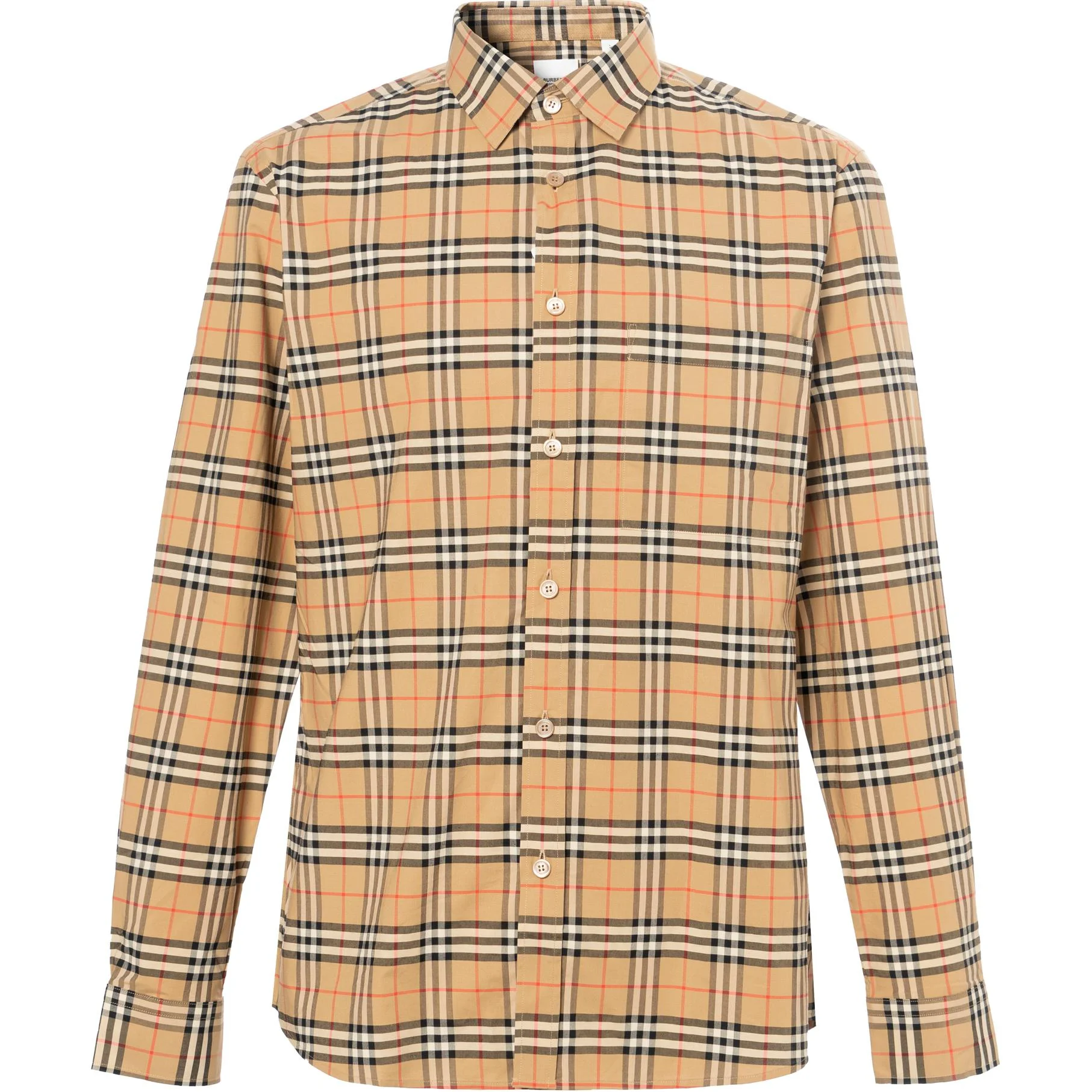 Рубашка Burberry Мужская Хлопок Эластан