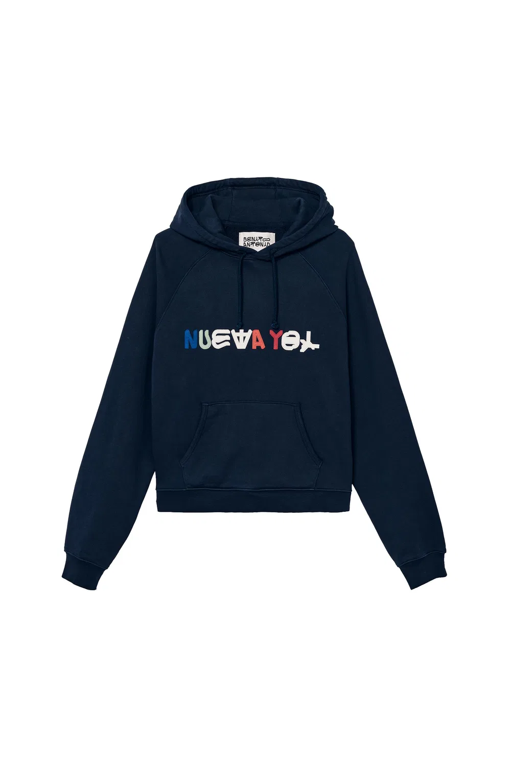 Худи с нашивкой "Нью-Йорк" ZARA, Navy Blue — фото 3