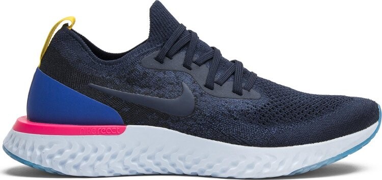 

Кроссовки Nike Wmns Epic React Flyknit 'College Navy', синий