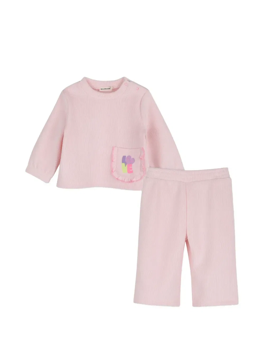 Комплект из топа и брюк Billieblush, розовый