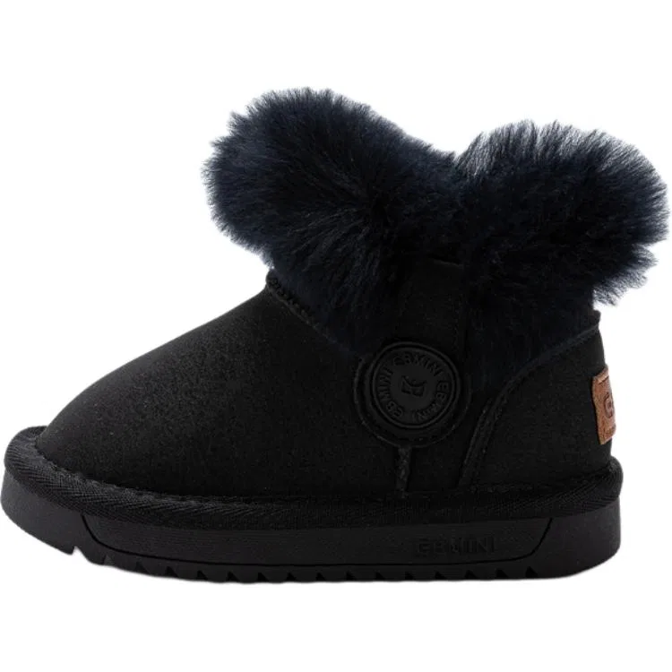 Детские зимние ботинки высокие EBMINI, Black