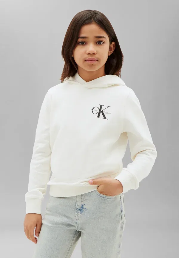 Худи с небольшим монологом на груди, унисекс Calvin Klein Jeans, цвет tofu