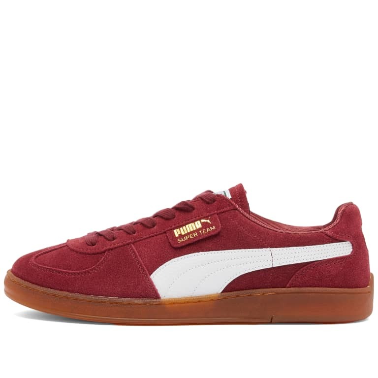 

Кроссовки Puma Super Team Suede, красный/белый/коричневый