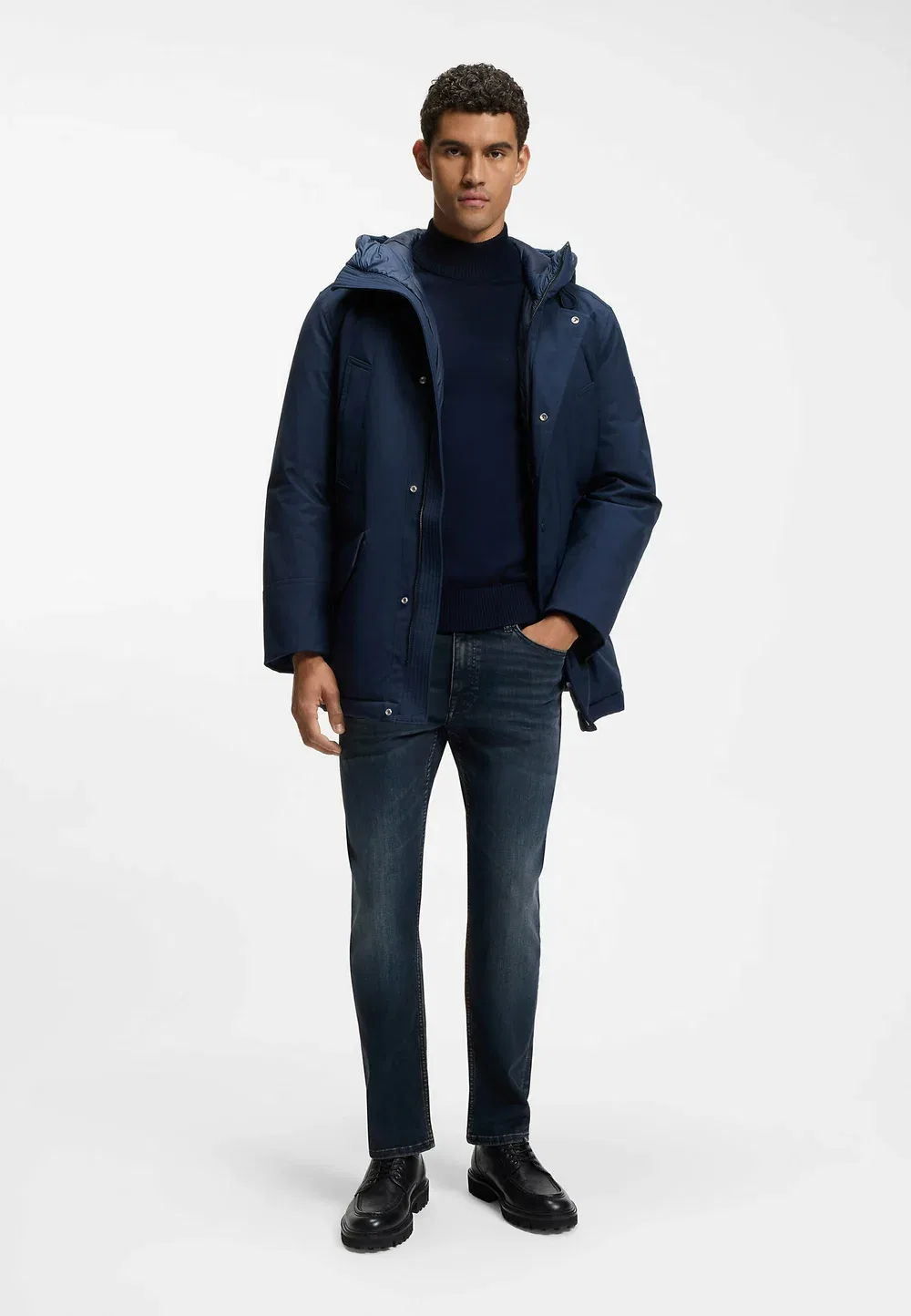 Джинсы Delaware bo - зауженный крой Boss, Dark Blue Ten — фото 2