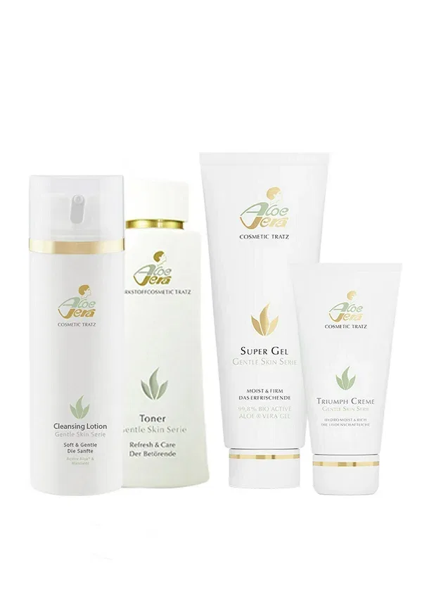 Набор для ухода за сухой кожей Trockene haut 450 мл Aloe Vera Cosmetic Tratz