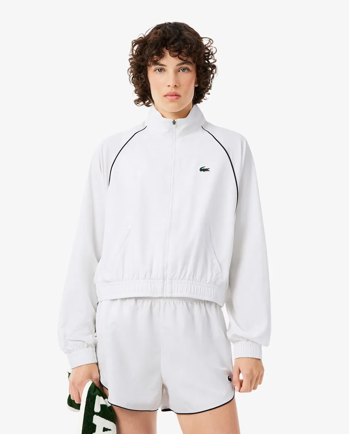Куртка Lacoste Negro с водоотталкивающим покрытием
