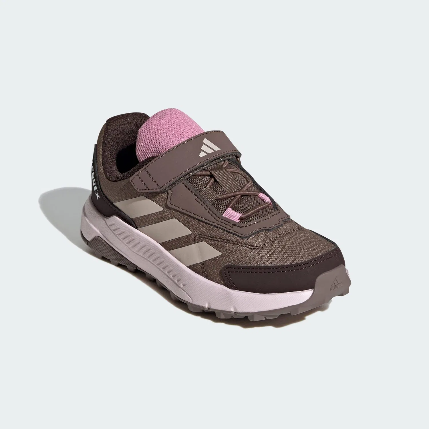 Детские туристические ботинки Terrex Anylander Adidas, Brauner Ton Taupebeige Dunkelbraun — фото 4
