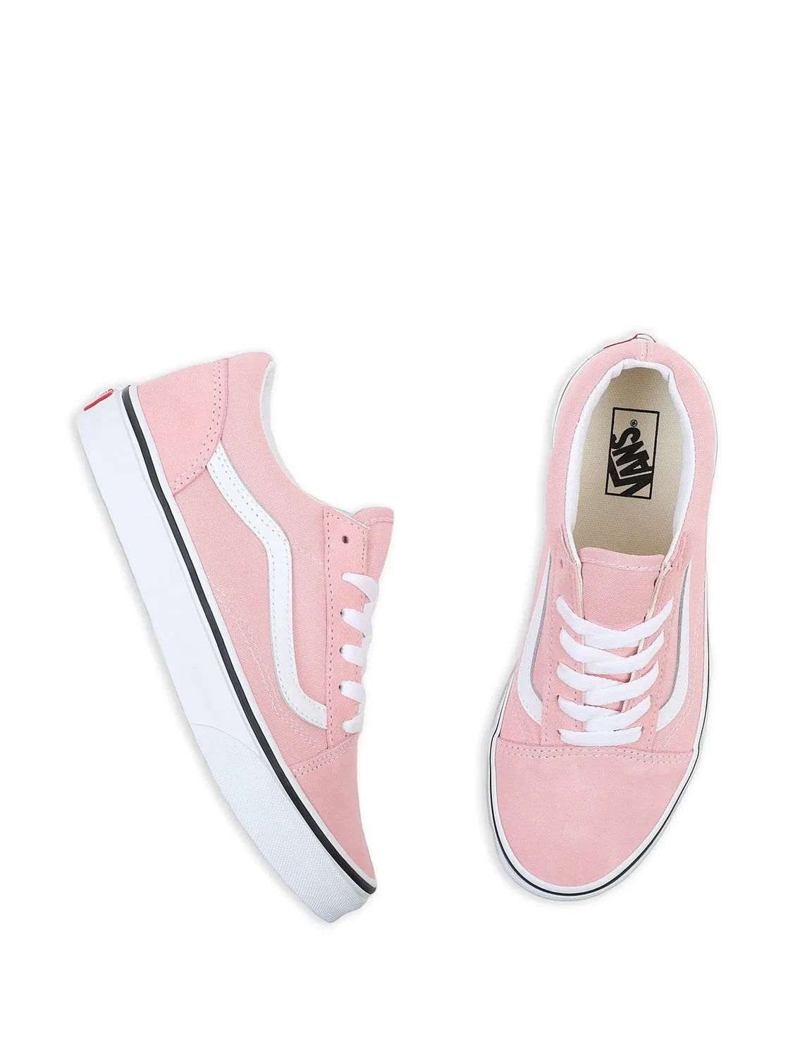 Кеды Old Skool Vans Kids, розовый — фото 2