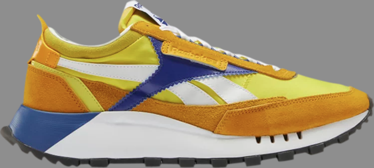 Кроссовки classic leather legacy 'collegiate gold yellow' Reebok, желтый - фото