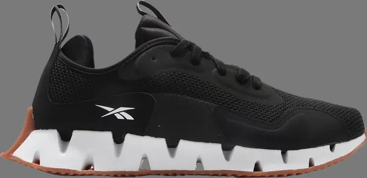 

Кроссовки zig dynamica 'black gum' Reebok, черный