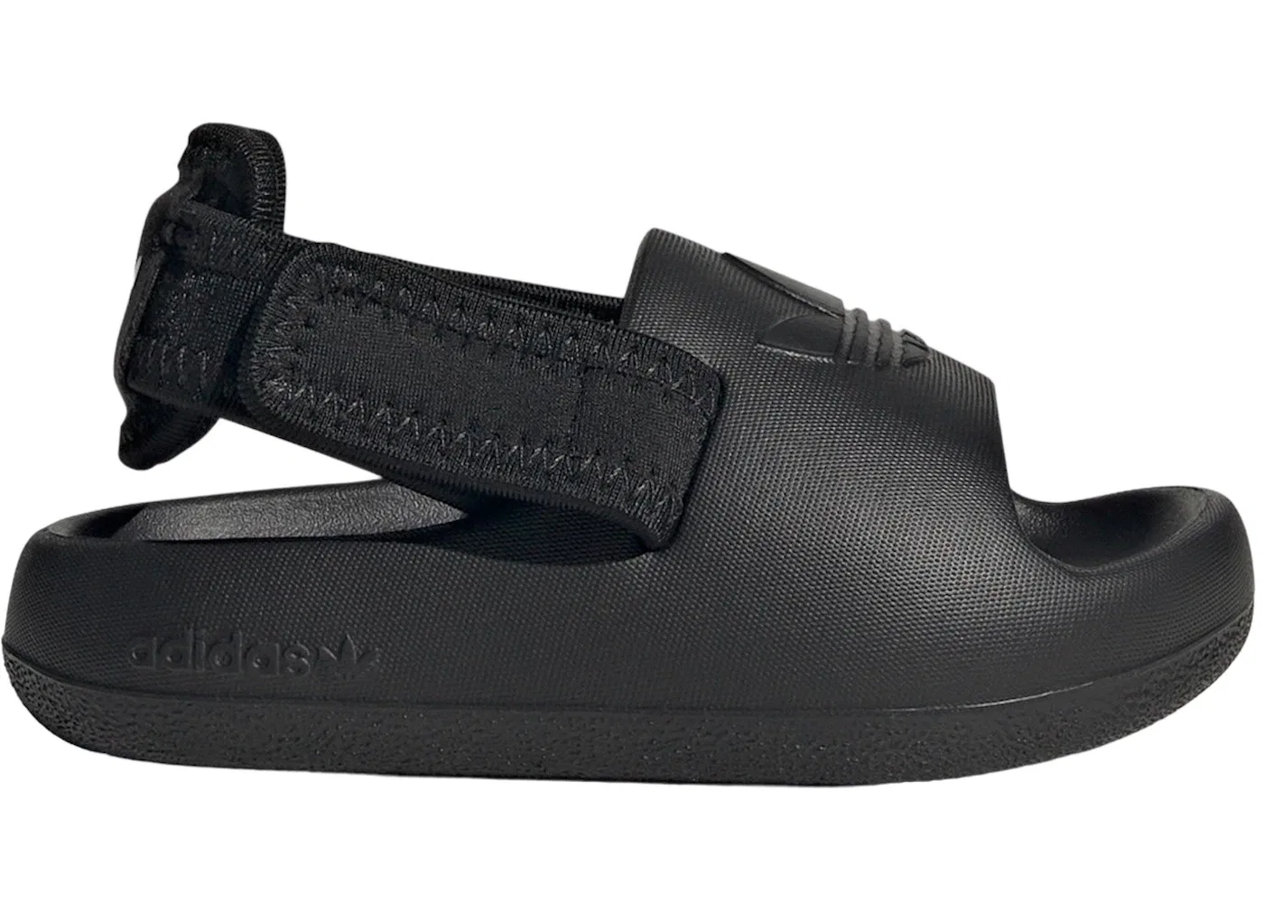 Детские шлепанцы с амортизацией Adidas adiFOM Adilette Slides, Core Black