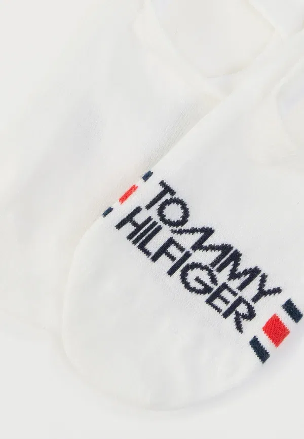 Носки невидимые 2 пары, хлопок Tommy Hilfiger, white, белый — фото 2