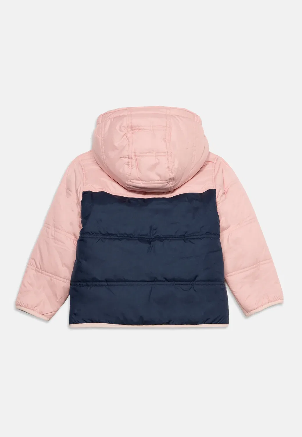 Двусторонняя зимняя куртка унисекс с изображением трибблов Patagonia, New Navy/Mallow Pink — фото 2