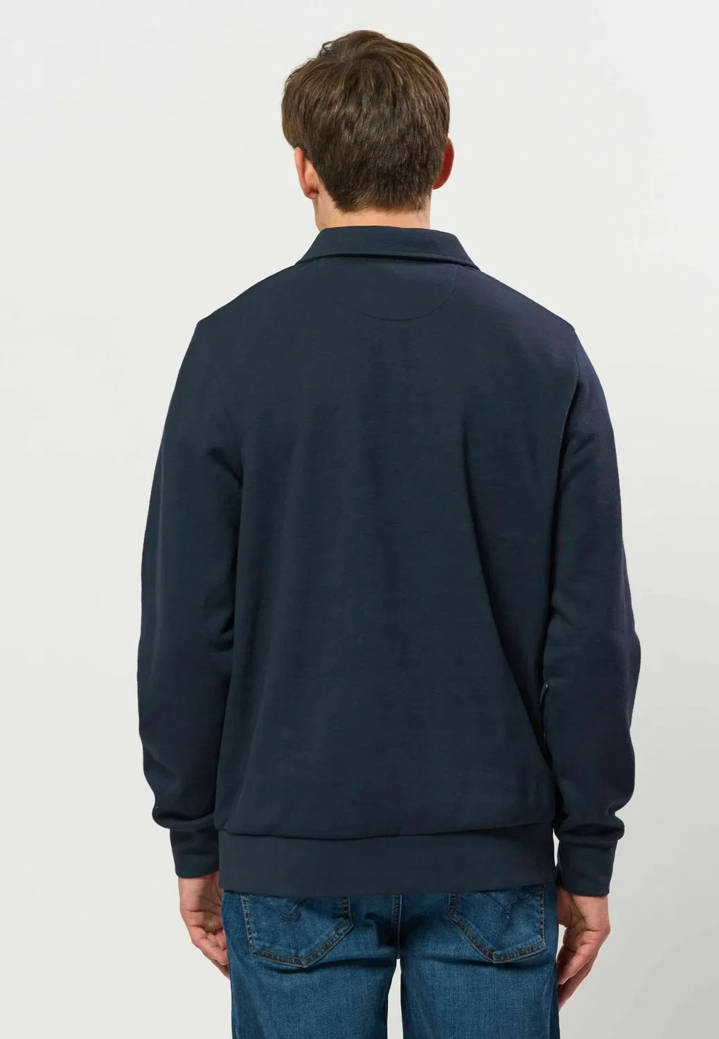 Толстовка Umdagur с застежкой-молнией до середины груди - толстовка U.S. Polo Assn., Dark Sapphire — фото 2