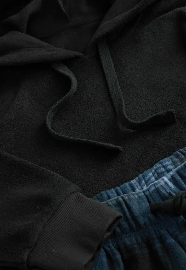 Пижамный комплект с капюшоном Regular Fit Check Set Next, Navy Blue, темно-синий — фото 4